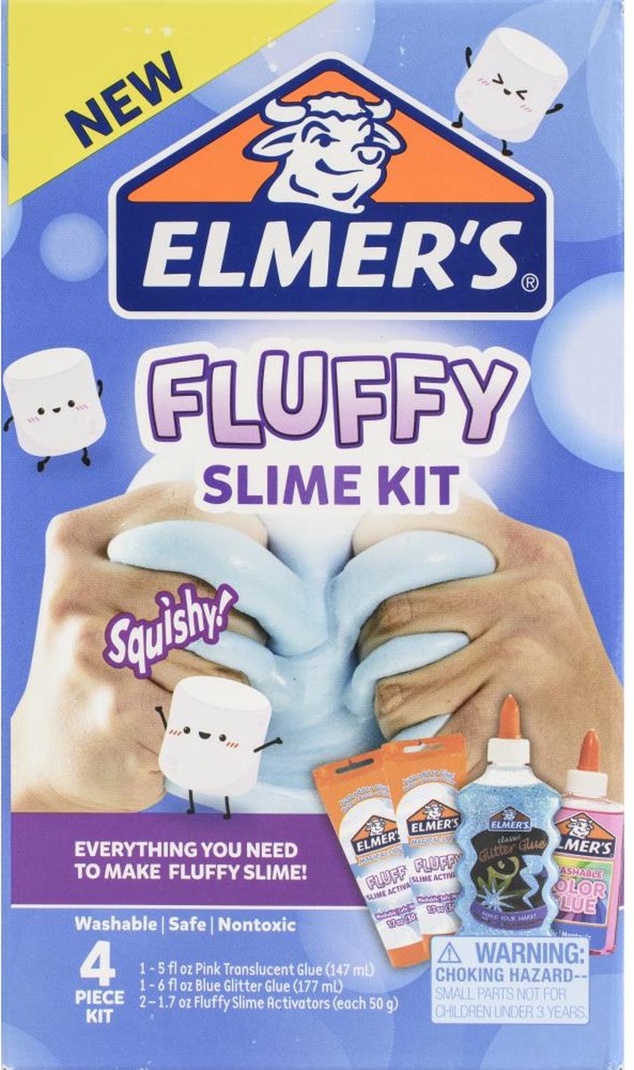 Elmers - fluffy slime kit - 2119928